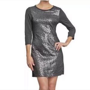 nwt OLD NAVY sequin party dress XS 3/4 sleeve embellished mini XMAS NYE new